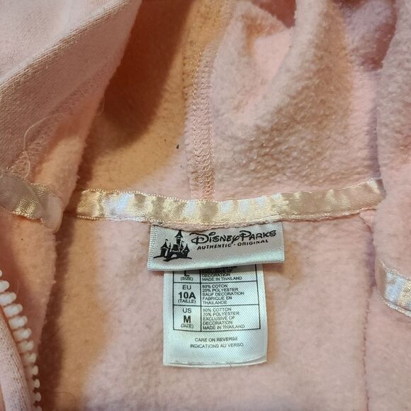 Disney Parks Pink Hooded Sweatshirt Size M - Picture 3 of 4